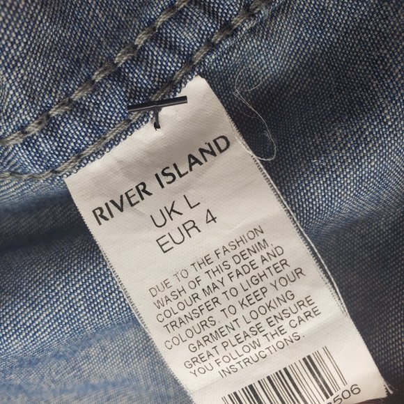 River Island Denim Button Down - Picture 6 of 11